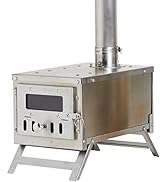 XCMAN Camping Wood Stove | Backpacking Stove | Small Tent Stove Portable Tiny Wood Burning Stove ...