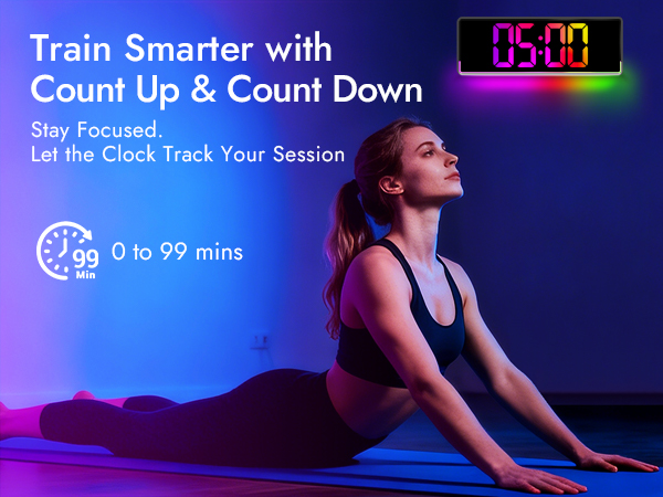 digital wall clock
