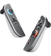PAWDIARY Clear Switch 2 Controller Case Cover, Handheld Left and Right Controller Switch 2 Grip S...