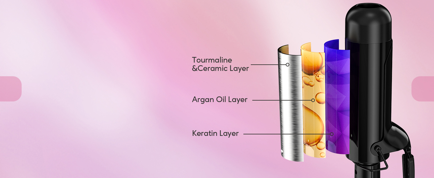 farery large barrel curling iron