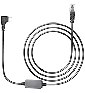 Radar Detector Cable, USB-C to RJ11 Plug Cord, 4.92Ft Length, Compatible with Escort Passport 950...