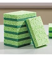 JOYMOOP Clean Sponges,Dual-Sided Non-Scratch Soft Scrub Dish Sponge, Safe for Non-Stick Cookware,...
