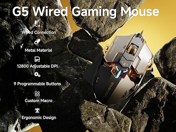 mouse gaming wired mouse gaming accessories pc gaming mice