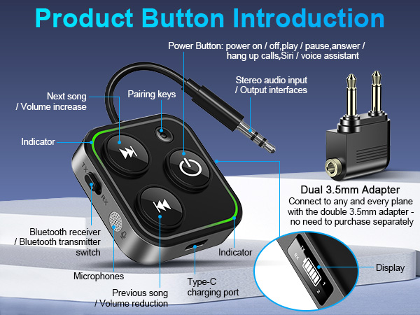 airplane bluetooth adapter