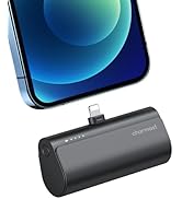 charmast Small Portable Charger for iPhone, Ultra-Compact 20W PD Fast Charging Power Bank 5000mAh...