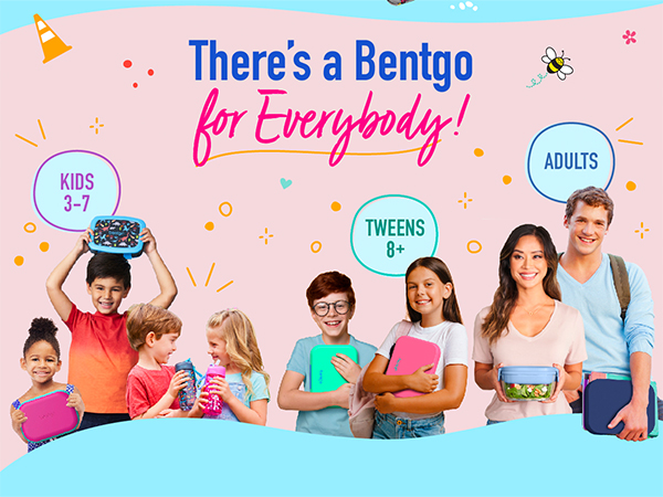 bentgo for everybody everyone all ages kids children tweens teens young adults parents grandparents