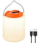 BOBKID LED Camping Lantern, Rechargeable Camping Light, 4 Modes Outdoor Flashlights Lanterns with...