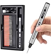 AM ARROWMAX Mini Engraving Pen: Ultimate Cordless Portable Tool for Artists &amp; DIYers - Engrave 50...