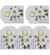 5PACK WR55X11132 Refrigerator LED Light WR55X25754 for GE LED Refrigerator Light Bulb Replace WR5...