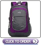 Backpack Bookbag for School College Student Travel Business Hiking Fit Laptop Up to 15.6 Inch