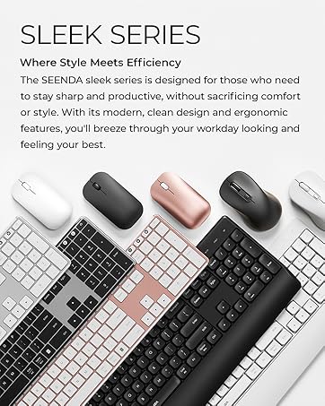 Wireless Bluetooth Keyboard and Mouse