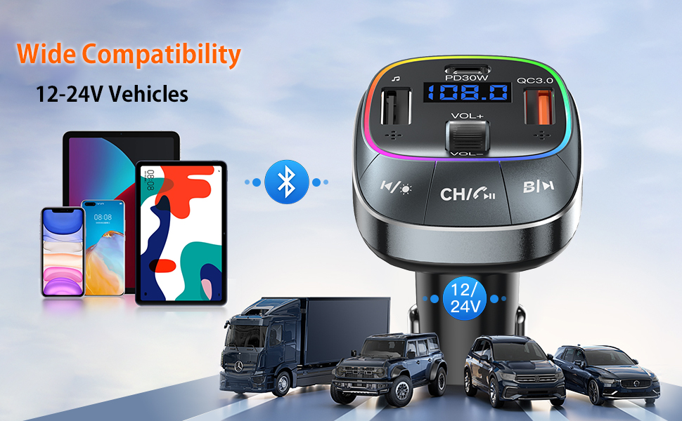FM Transmitter Bluetooth