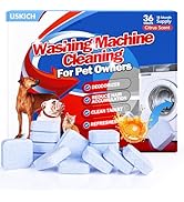 Washing Machine Cleaner-36Pack-18 Month Supply,Washer Machine Cleaner Tablets Formulated For Pet ...