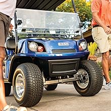 EZ Go; Golf Cart; Golf Car; Textron; OEM parts; Tires; Seats; Tops; Camping; Hunting; Windshield;