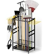 BlumeTrec Garden Tool Organizer, Up 48 Long Handle Tool, Garage Storage and Organization with Sid...