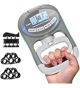 Hand Dynamometer Grip Strength Trainer - Grip Strength Tester Electronic Hand Gripper Strengthene...