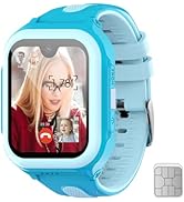 wonlex Kids Smart Watches 1.78" AMOLED Screen Smartwatches Boys Girls 6-12 Year GPS Location Vide...