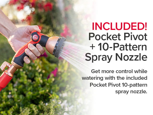 Pocket Pivot + 10-Pattern Spray Nozzle