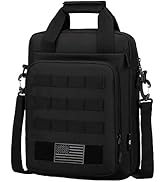 ZHIERNA Tactical Messenger Bag, Tactical Briefcase Laptop Bag Heavy Duty MOLLE Shoulder Pack Hand...