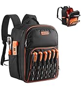 VEVOR Tool Backpack, 49 Pockets, Heavy-duty Tools Storage Organizer Work Bags Backpack with Lapto...