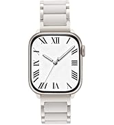 V.R.HOPE 2-in-1 Office &amp; Gym Band for Apple Watch Women – Stainless Steel + Soft Silicone Hybrid,...