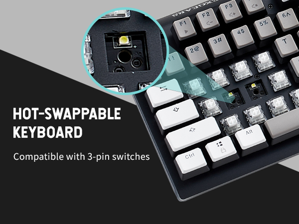 Hot-swappable Keyboard