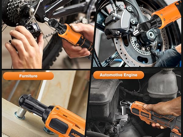 Brushless Cordless Ratchet Wrench for Makita 20V Max Battery