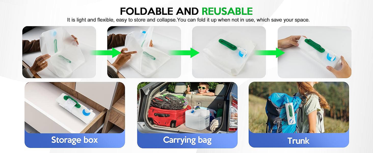 collapsible water container