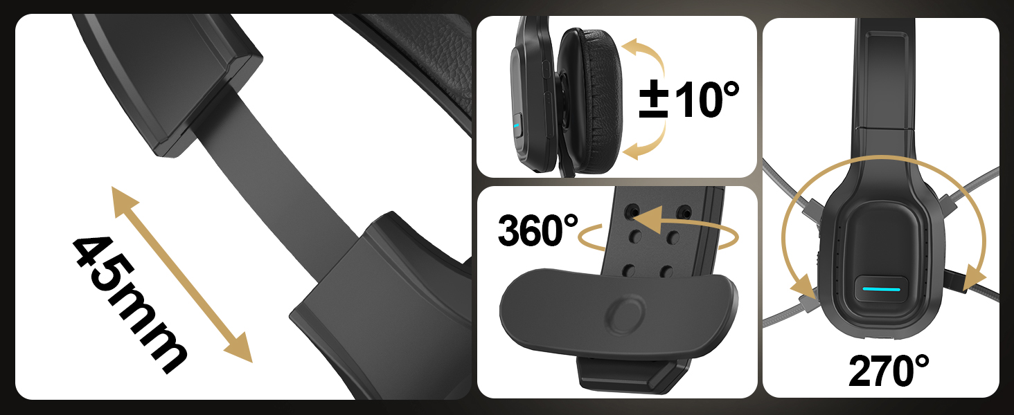 Single Ear Wireless Headphone c