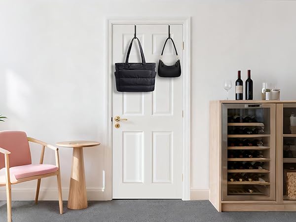 black over door hook hang purses
