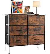 Accver 6-Drawer Fabric Dresser, Chest of Drawers Clothes Cabinet for Closet &amp; Bedroom, Storage Or...