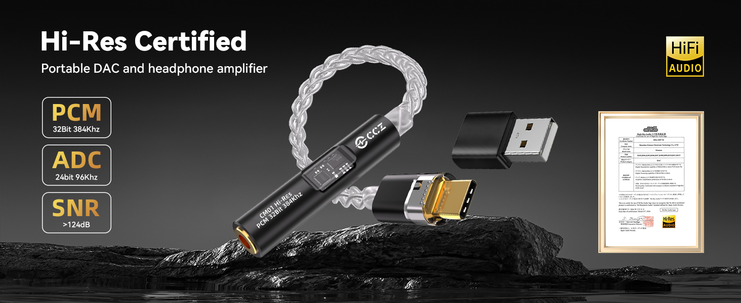 hi-res certified audio adapter
