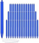 HZDIYAKE Pens Bulk, 50 Pack Blue ink Ballpoint Pens, 1.0mm medium nib for comfortable grip and sm...