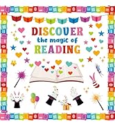 gisgfim Reading is Magic Bulletin Board Decorations Set Classroom Colorful Book Bulletin Board Mo...