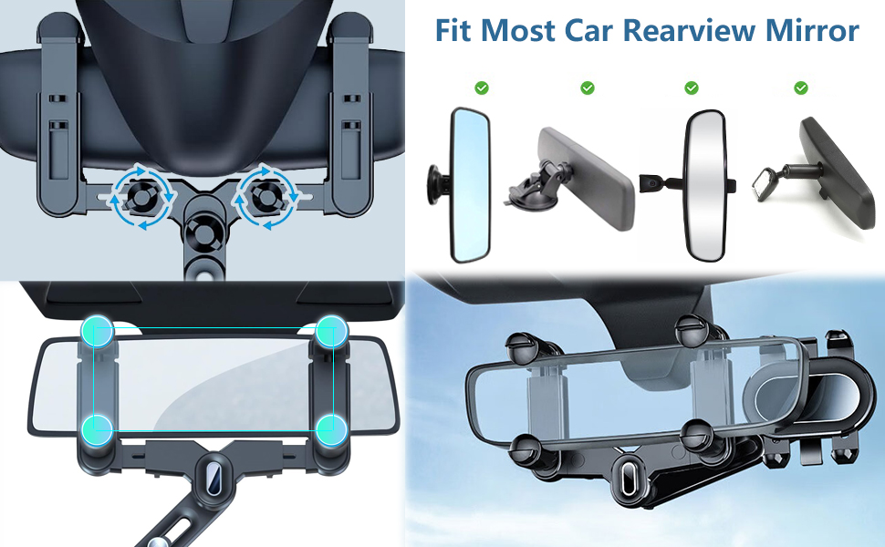 Fit Most Car Rearview Mirror
