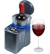 Minanov Electric Wine Chiller - Portable Wine Chillers for Bottles 750ml - Rapid Single Bottle Wi...