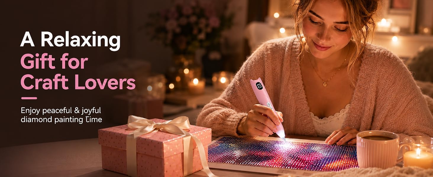 lighted diamond art pen