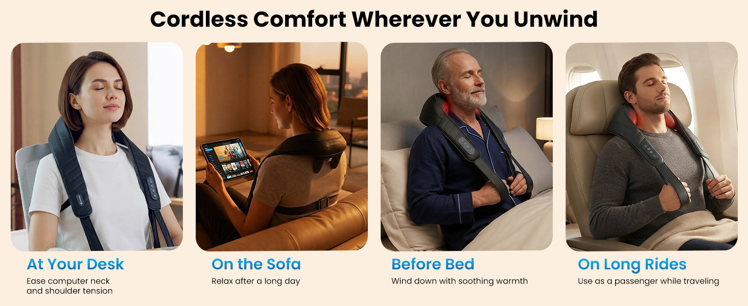 Cordless Comfort Wherever You Unwind