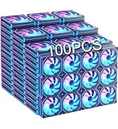 100Packs 120mm ARGB Case Fan, 50 Forward Fans +50 Reverse Fans,Double Infinity Mirror ARGB Fans L...