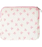 Cute Laptop Sleeve 13-15 Inch- Aesthetic Bow Laptop Case | Soft Protective Case for MacBook Chrom...