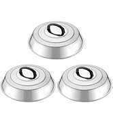 HaWare 12.6 Inch Cheese Melting Dome Wok Lids, Round Stainless Steel Basting Cover Lids with Heat...