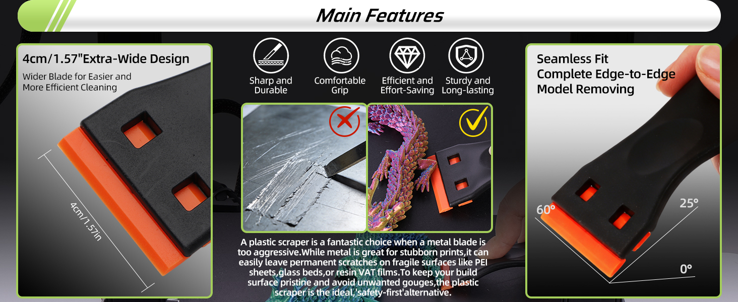 3d printer tools, 3d printer, 3d printer accessories, 3D printed, 3d printer scraper,