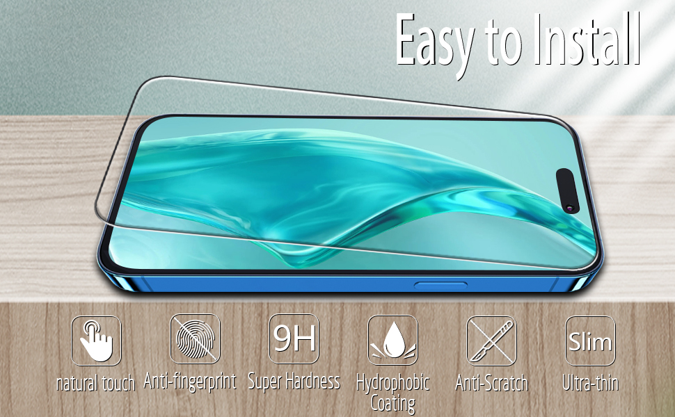 iPhone 16 Pro Tempered Glass Screen Protector