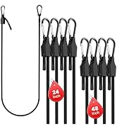 UBANU Adjustable Bungee Cord with Hooks 2 Sizes, 24