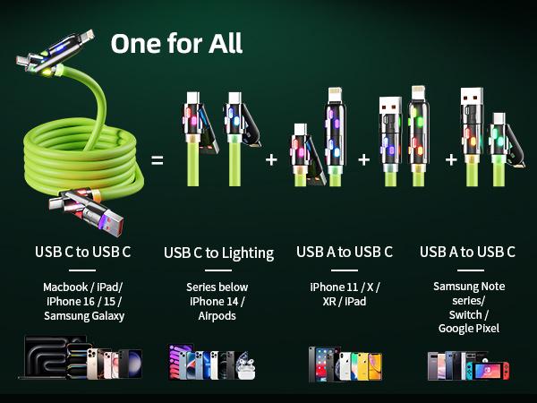 4 in 1 charging cable