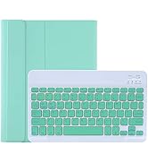 Lrufodya iPad Keyboard Case for iPad Mini 1 2 3 4 5 with Detachable Keyboard and Pen Holder, Slim...