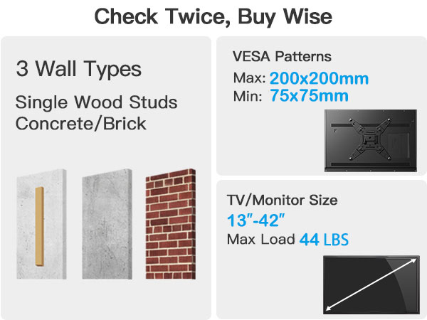 tv mount full motion