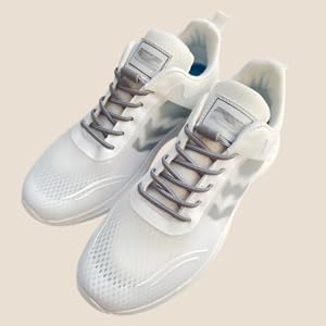 Light gray shoelaces