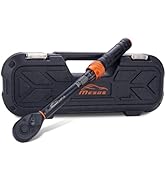MESGS 3/8-Inch Drive Torque Wrench, 5–45 Ft-Lb (6.8–61 Nm), ±3% Accuracy, 72-Tooth Dual-Direction...