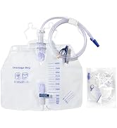 BeHerk 4000mL Catheter Bags for Men and Women 10 Pack Professional Urinary Drainage Bags with Enh...